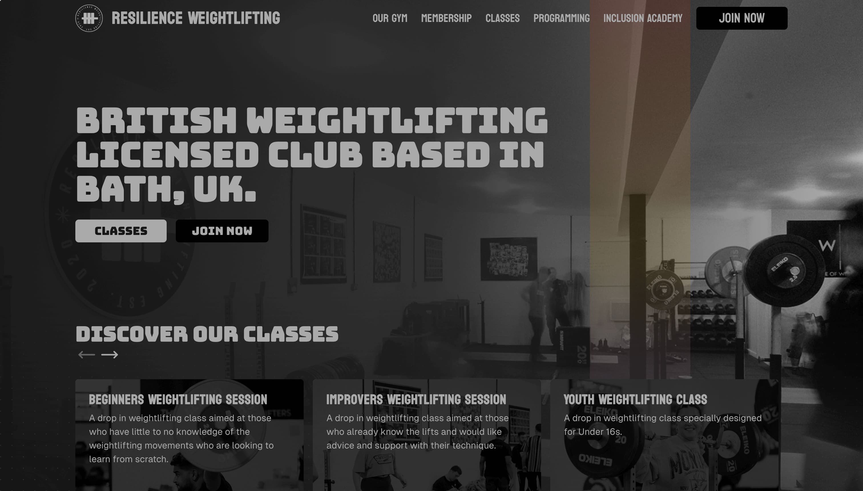 Resilience Weightlifting